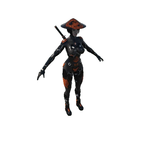 Cyber Girl Base Mesh Skin1